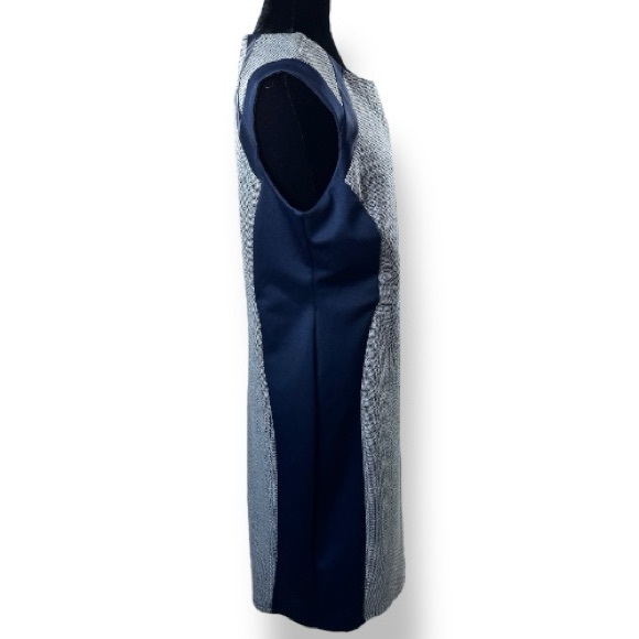 Enfocus Studio Navy Blue Color Block Dress Women's Size 14 RN 74299 Officewear - Picture 5 of 16